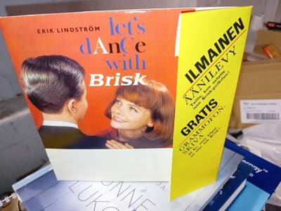 7" single Erik Lindström  : Let's Dance with Brisk ( SIS POS