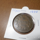 10  penniä   1898     Rahakehyksessä    Kl 7-8 - pikkukuva 1