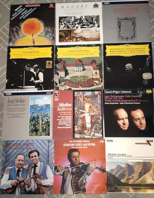 Klassisia vinyylejä pakettina