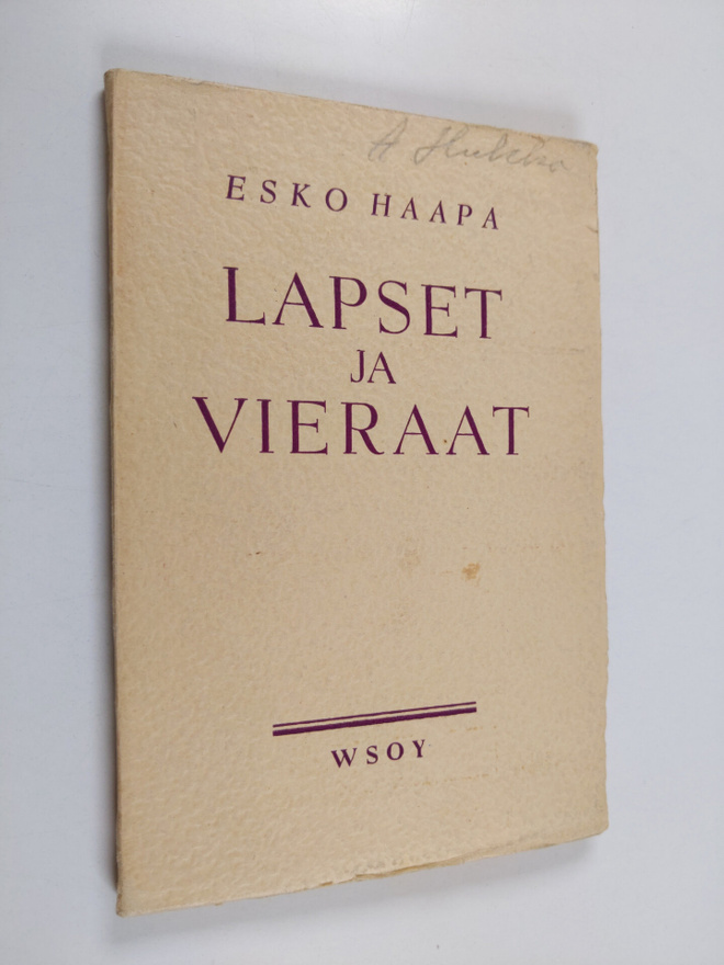 Esko Haapa : Lapset ja vieraat : ensimmäisten kristittyje...