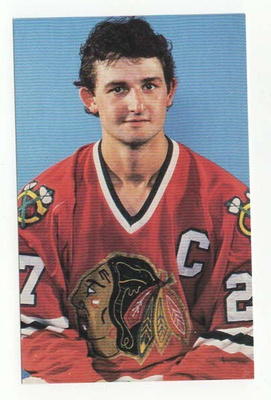 Darryl Sutter Chicago Blackhawks Team Issue Postcard