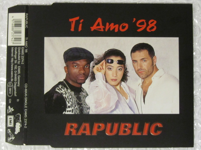Rapublic •  Ti Amo '98 CD Maxi-Single