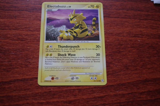 Electabuzz 81 /130, Diamond&Pearl Base set 2007, common