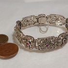 1900, Antique Art Deco Rubiini kivi & markasiitti kivi - pikkukuva 3