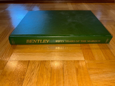 Kirja Bentley 50 years of the marque 1919-1969 Johnnie Green