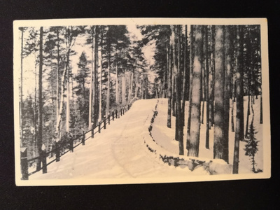 VANHA Postikortti Punkaharju 1920