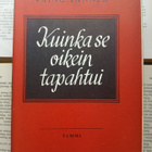 Väinö Tanner - Kuinka se oikein tapahtui (sid.) - pikkukuva 1