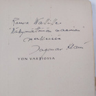 Dagmar Klami : Yön vartiossa : runoja (signeerattu, tekij... - pikkukuva 3