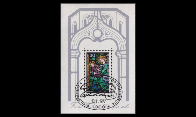 Berlin 560BL6 o Joulu blokki (1977)