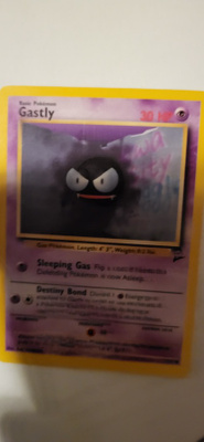 Gastly #75 Pokemon Base Set 2 common Pokemon CCG card