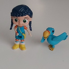 KUISKE (Wissper)-tyttö- ja OSSI (Otis)-papukaija-figuurit - pikkukuva 1