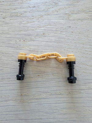 LEGO Ninjago nunchaku musta kultainen ketju