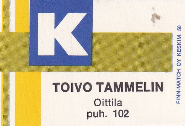 Oittila. Toivo Tammelin    1/11
