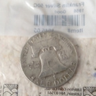 Franklin Silver 50c 1956 Good - pikkukuva 2