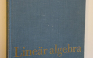 Gunnar Bergendal : Lineär algebra och geometri