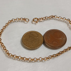 Amerikkalainen Gold double papu rannekoru - pikkukuva 4