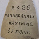 VANHA Merkki Palkinto RT1 Käsikranaatin Heitto 1926 - pikkukuva 2