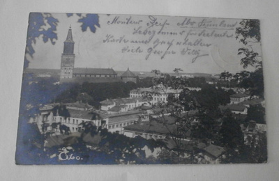 Turku, näkymä Vartiovuorelta, mv valokuvapk, 1924 Saksaan