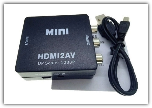 HDMI-RCA-muunnin – muuntaa digitaalisen analogiseksi #31430