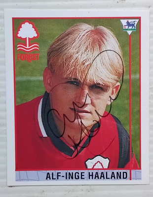 Alf-Inge Haaland Nottingham signed