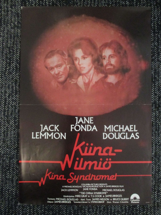 Kiina-ilmiö (James Bridges, 1979) - vanha elokuvajuliste