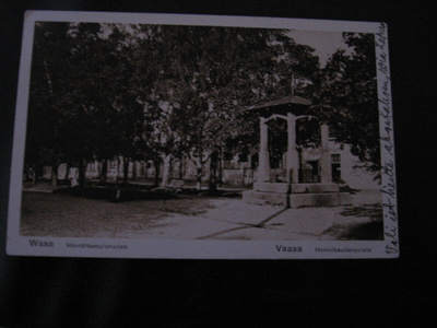 Vaasa Hovioikeudenpuisto. Kulkenut v1928