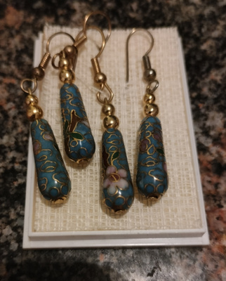 Cloisonne korvakorut