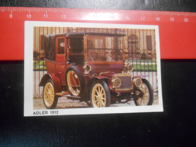 K13. Jenkki Vanhat autot tarrakuvina # ADLER 1912
