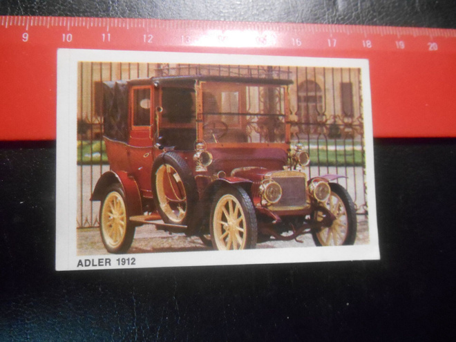 K13. Jenkki Vanhat autot tarrakuvina # ADLER 1912