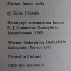 Kalle Päätalo Mustan lumen talvi - pikkukuva 2