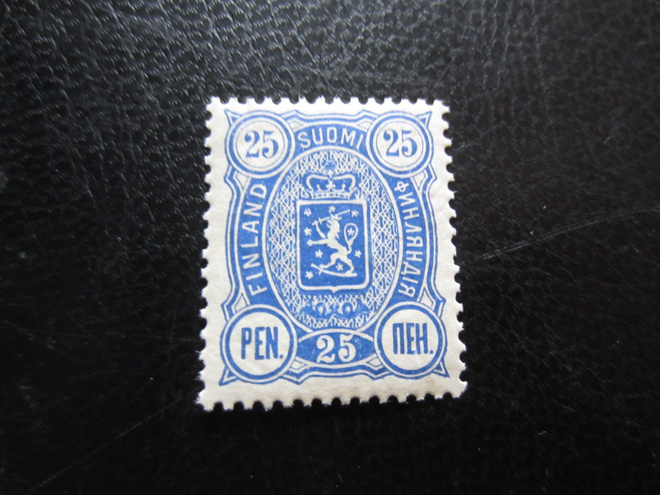 1895 25 p sininen **