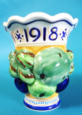 Vaasi Fajanssia TANSKA v. 1918 Köpenhamina