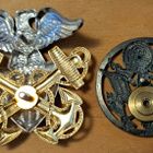 US NAVY UPSEERIKOKARDI JA US ARMY ALIUPSEERIKOKARDI (NCO) - pikkukuva 2