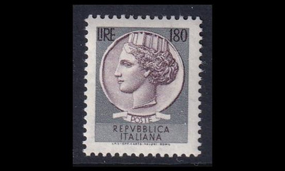 Italia 1350 ** Käyttösarja Italia Turrita 180 L (1971)