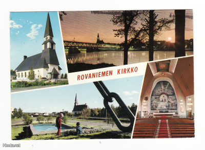 Postikortti, ROVANIEMI, Kirkko