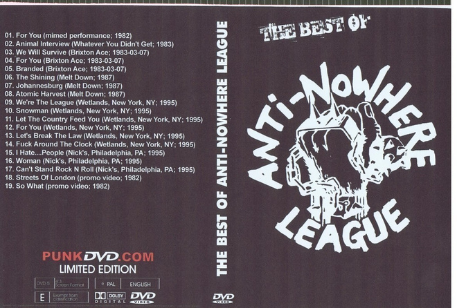 Anti-Nowhere League --- The Best Of ANWL 1982-95