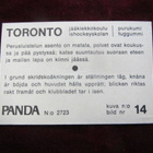 Toronto jääkiekkokoulu purkkakuva n:o 14. Panda - pikkukuva 2