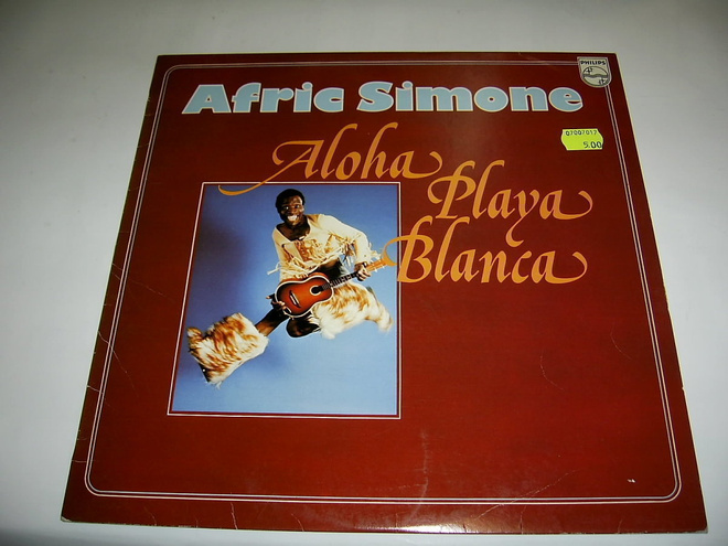 AFRIC SIMONE : ALOHA PLAYA BLANCA  (LP-LEVY)