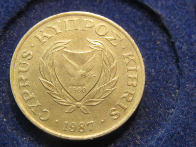 5 cents 1987. Kypros - Cyprus