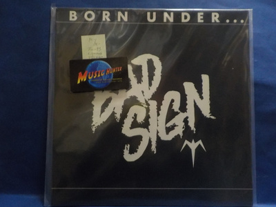 BAD SIGN - BORN UNDER... - FIN - 83 M-/M- LP