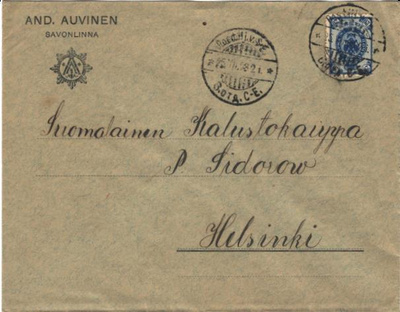 FIRMAKUORI AND.AUVINEN SAVOLLINNA +POSTILJ S-E