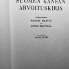 Martti Haavio Jouko Hautala: Suomen kansan arvoituskirja1990 - pikkukuva 3