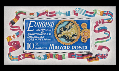 Unkari 3056BL113 ** ETYK Helsinki blokki (1975)