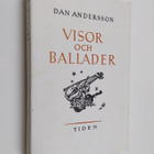 Dan Andersson : Visor och ballader - pikkukuva 1