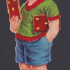 Vintage B.N.K. Piparkakku Poika - pikkukuva 1