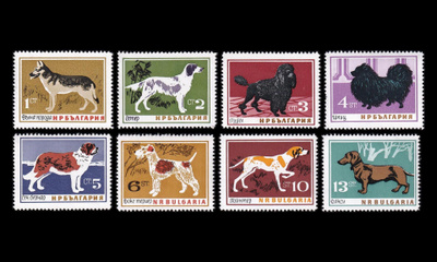 Bulgaria 1462-9 ** Koirat (1964)