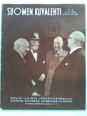 Suomen Kuvalehti No  8 helmikuu 1958