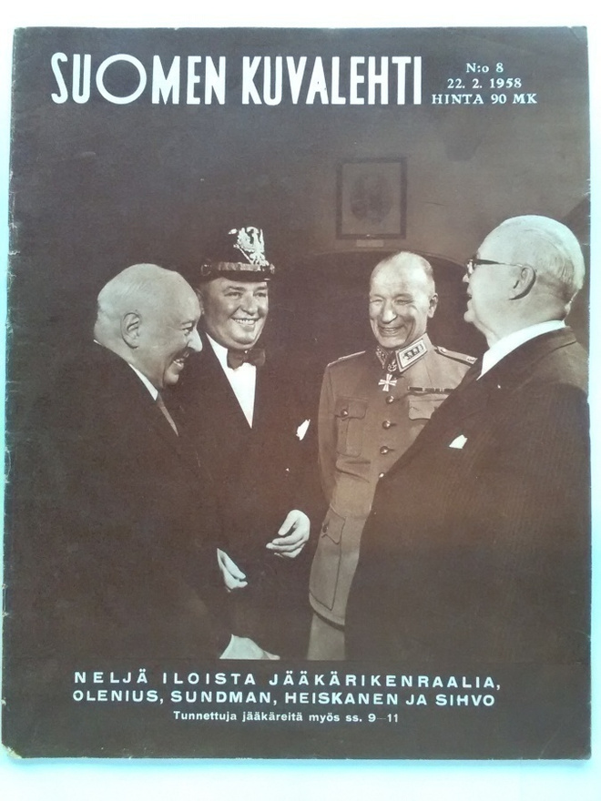Suomen Kuvalehti No  8 helmikuu 1958