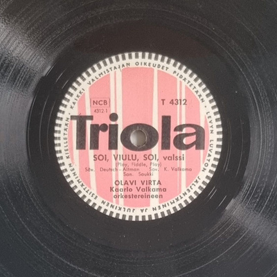 Savikiekko 1957 - Olavi Virta - Triola T 4312
