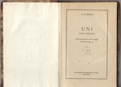 H. G. Wells : Uni